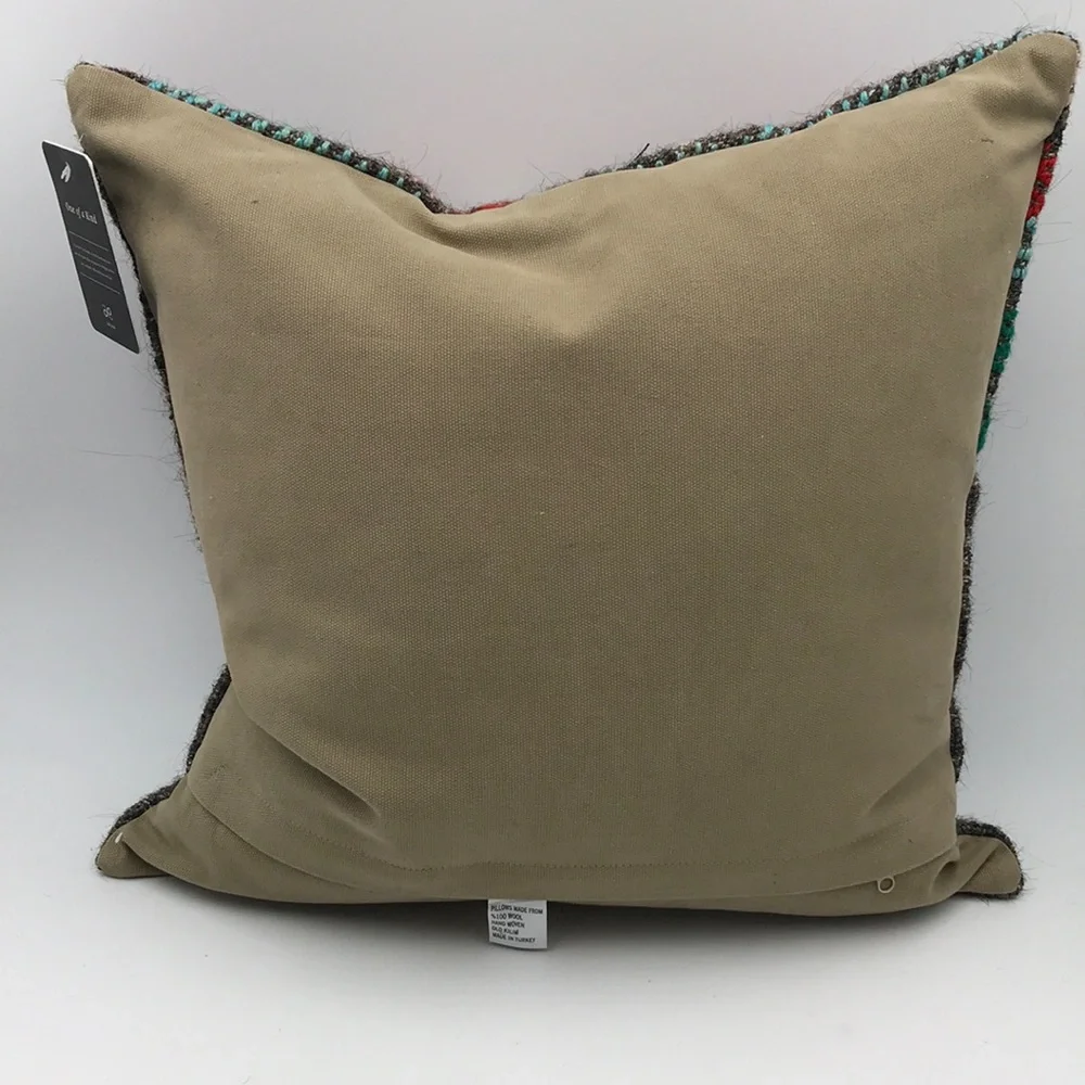 Loloi One Of A Kind Turkish Kilim Rug Pillow Cushion Cover